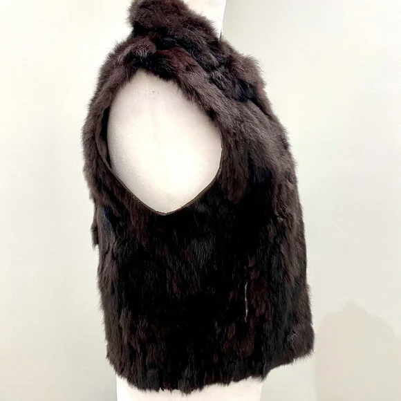 Real Fur Rabbit Vest - Picture 3 of 6